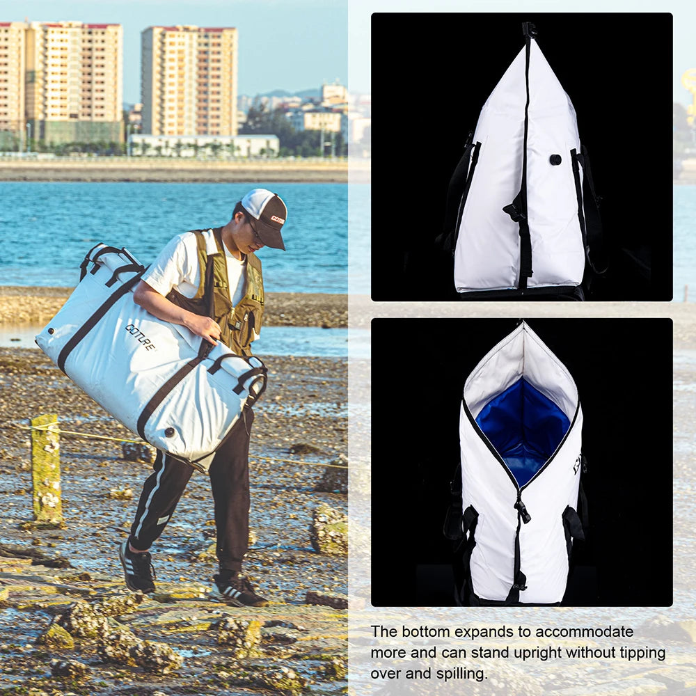 Medium Fishing Tackle Cooler Bag Waterproof Storage