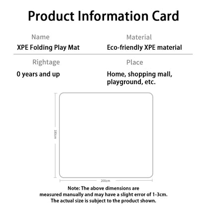Cartoon Baby Foam Play Mat Foldable Activity Mat