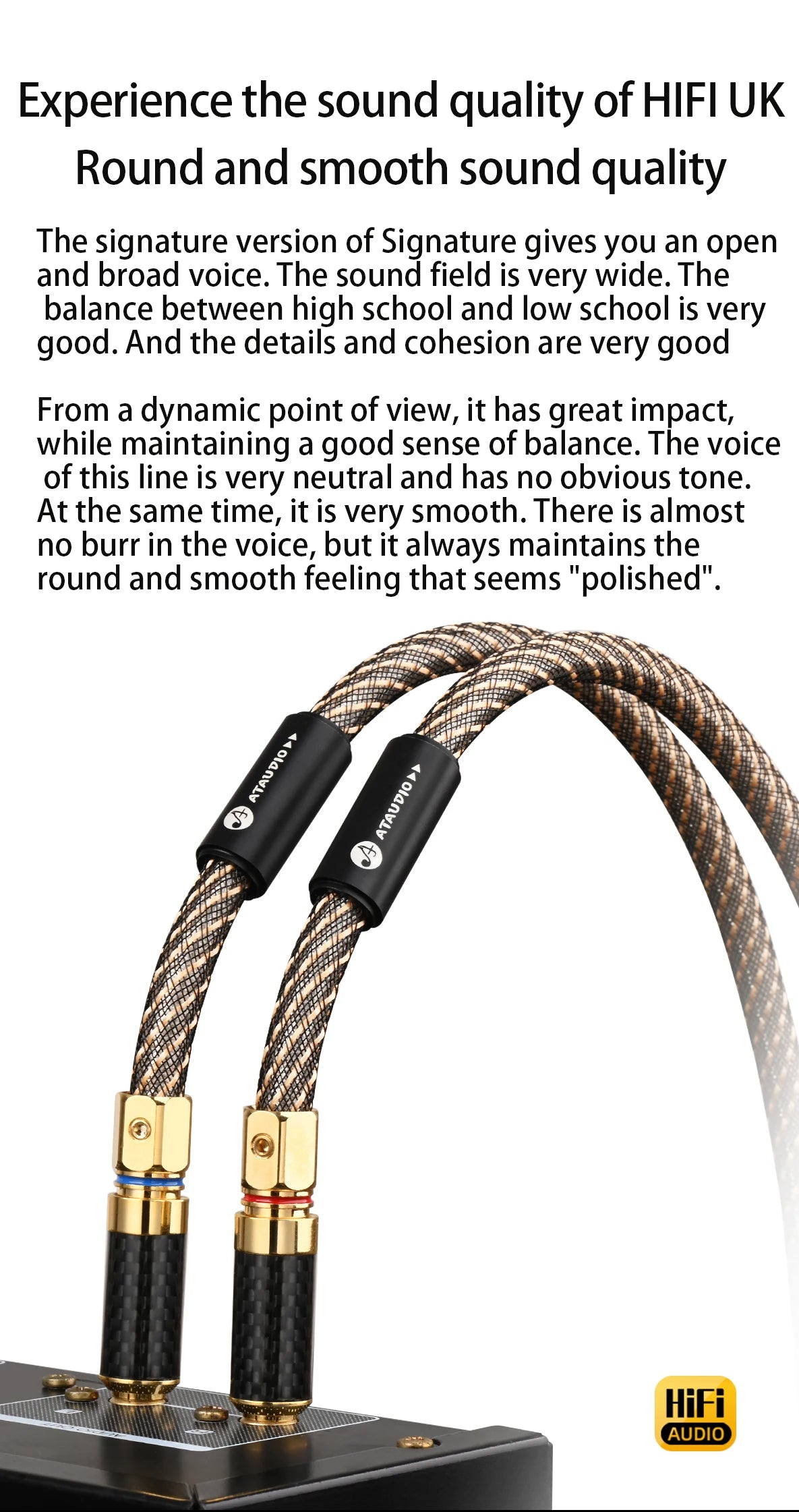 5m HiFi RCA Audio Cable 2RCA Male to Male OFC