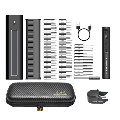 Rechargeable Electric Screwdriver Kit with Multiple Precision Bits