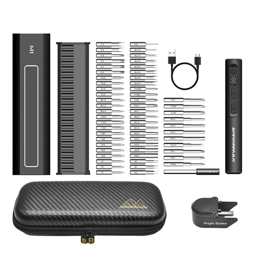 Rechargeable Electric Screwdriver Kit with Multiple Precision Bits