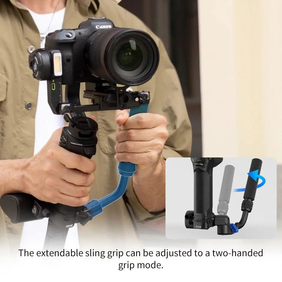 Professional 3 Axis Gimbal with Combo Pack for Cameras