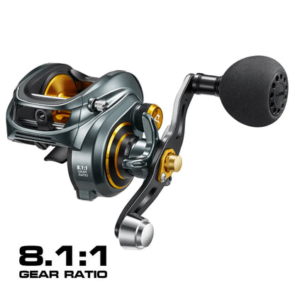 Aluminum Baitcasting Reel 15kg Drag Freshwater Saltwater
