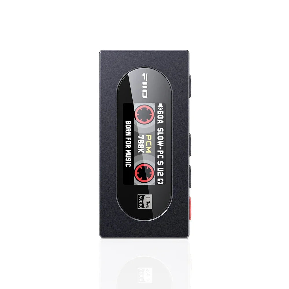 High Resolution Portable Headphone AMP with Dual DAC Chips Black
