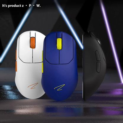 Ergonomic Blue Wireless Mouse 3 Adjustable Modes