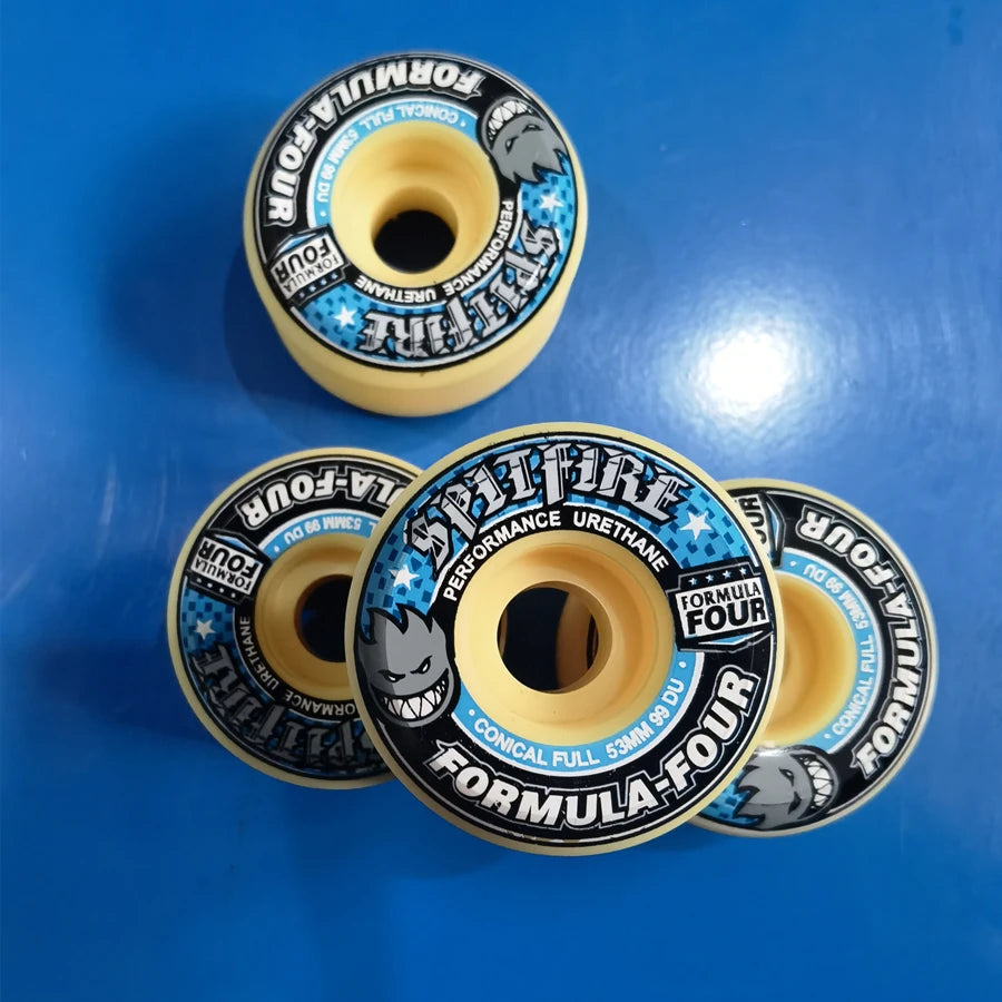 Durable 53mm Skateboard Wheels with Forged Trucks and Tape