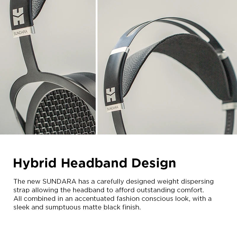 Planar Magnetic Over-Ear Headphones High Fidelity Metal Design