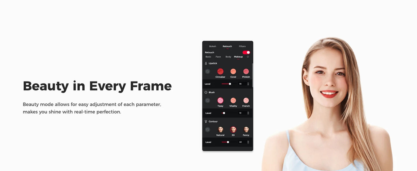 Smart 1080p Webcam with AI Gesture Control