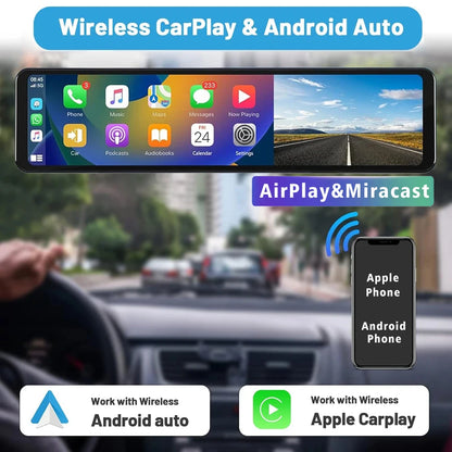 Smart 4K Dash Cam with Android Auto and 32GB