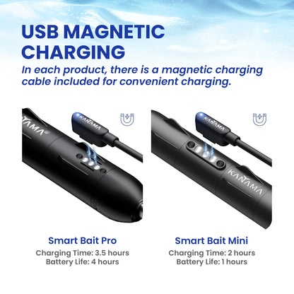 Mini Smart Fishing Bait Acoustic Lure 300m 2PCS