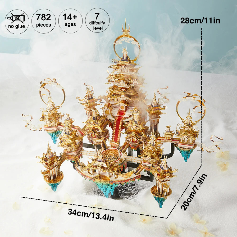 3D Metal Puzzle Brain Teaser Model Kit