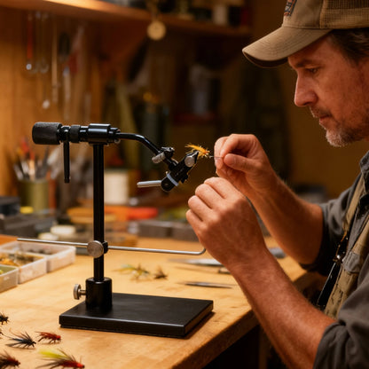 Adjustable Rotary Fly Tying Vise for Artificial Fly Making