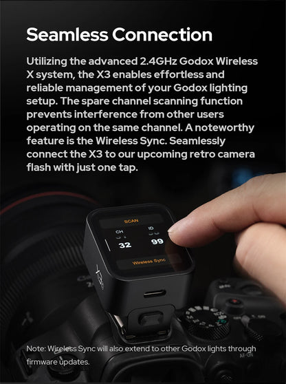 Fujifilm Wireless TTL Flash Trigger 2.4G Portable