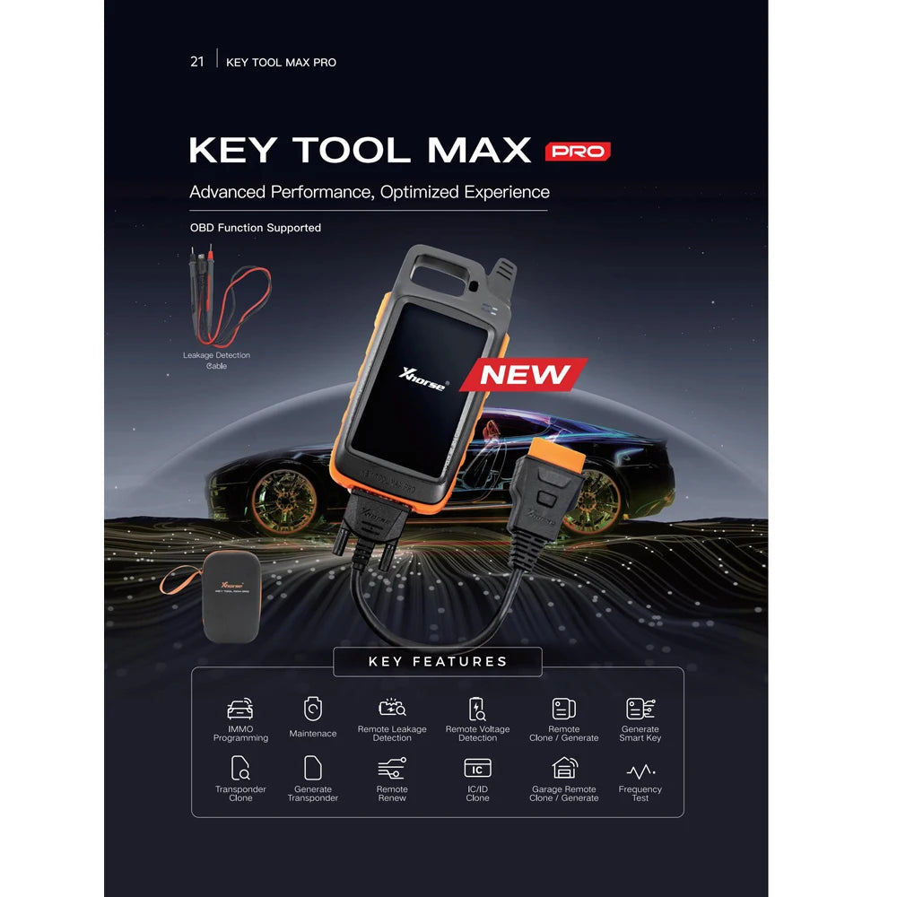 All in One Car Key Programmer with OBD and CANFD