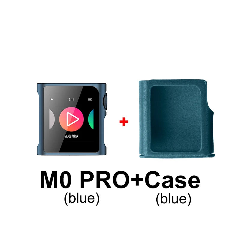 Hi Res Audio Portable Music Player with Case Blue
