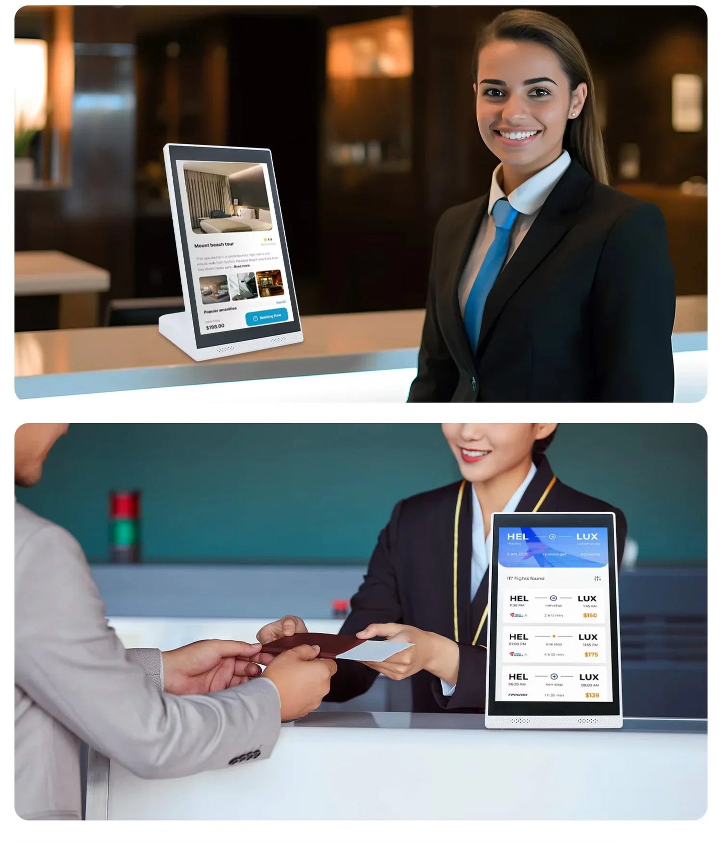 10.1" Android POS Tablet Touchscreen L-Shape Display