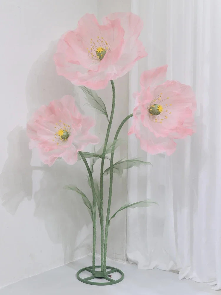 Silk Artificial Flower Stem Wedding Home Decor