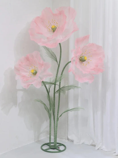 Silk Artificial Flower Stem Wedding Home Decor