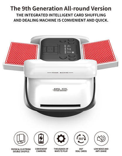 Automatic 360° Card Shuffler and Dealer Machine