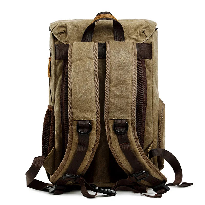 Large Waterproof Camera Backpack with Laptop Compartment