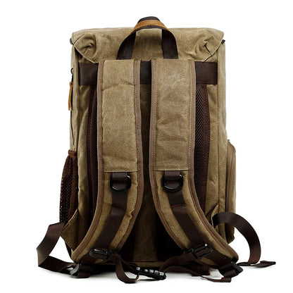 Large Waterproof Camera Backpack with Laptop Compartment