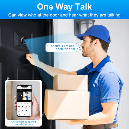 Digital Peephole Camera with 64GB Recording