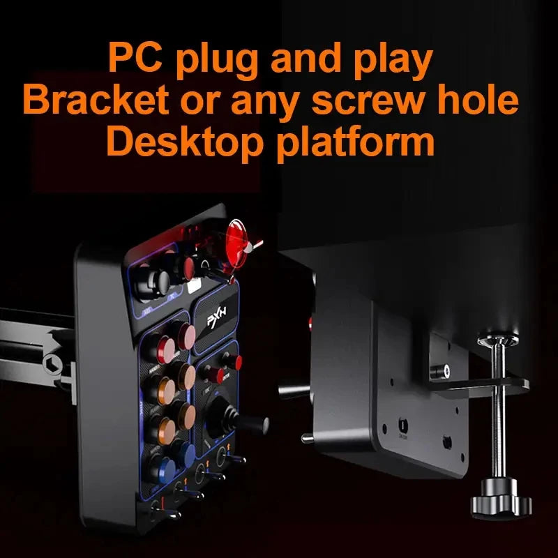 PXN Racing Simulator Control Box with RGB Lighting