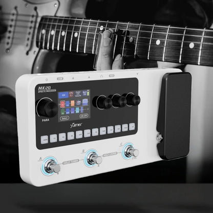 Portable Guitar Processor with Presets Drum Machine and USB