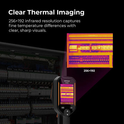 256x192 Thermal Imaging Camera for Home Inspection