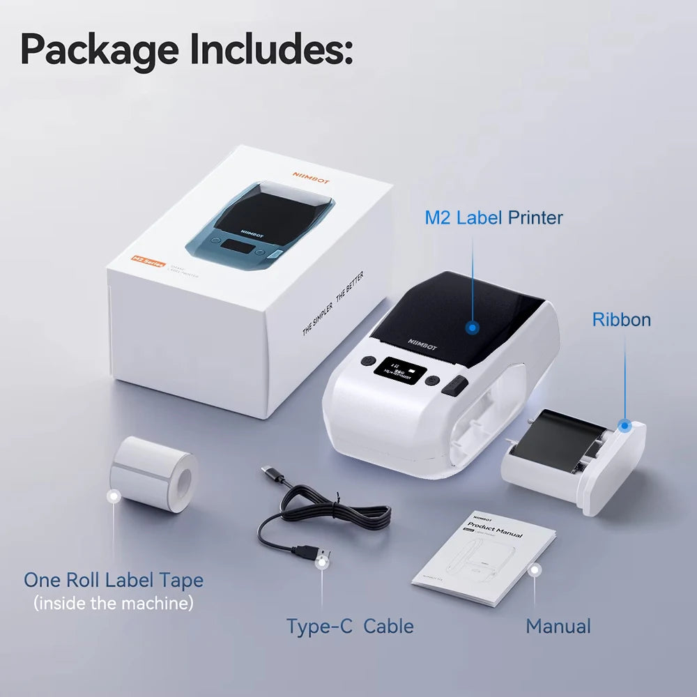 Portable Thermal Label Printer Multi-Function Sticker Maker