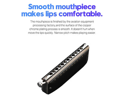 Professional 48-Tone Chromatic Harmonica Key of C