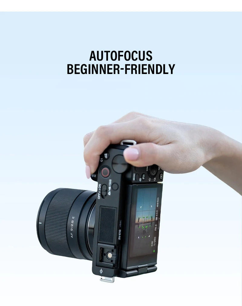 9mm F2.8 Autofocus Ultra-Wide APS-C Lens for Sony E