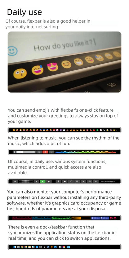 Programmable Touch Bar Shortcut Controller for Adobe & Gaming