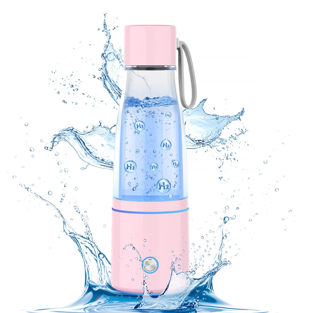 3in1 Hydrogen Water Bottle Generator Pink