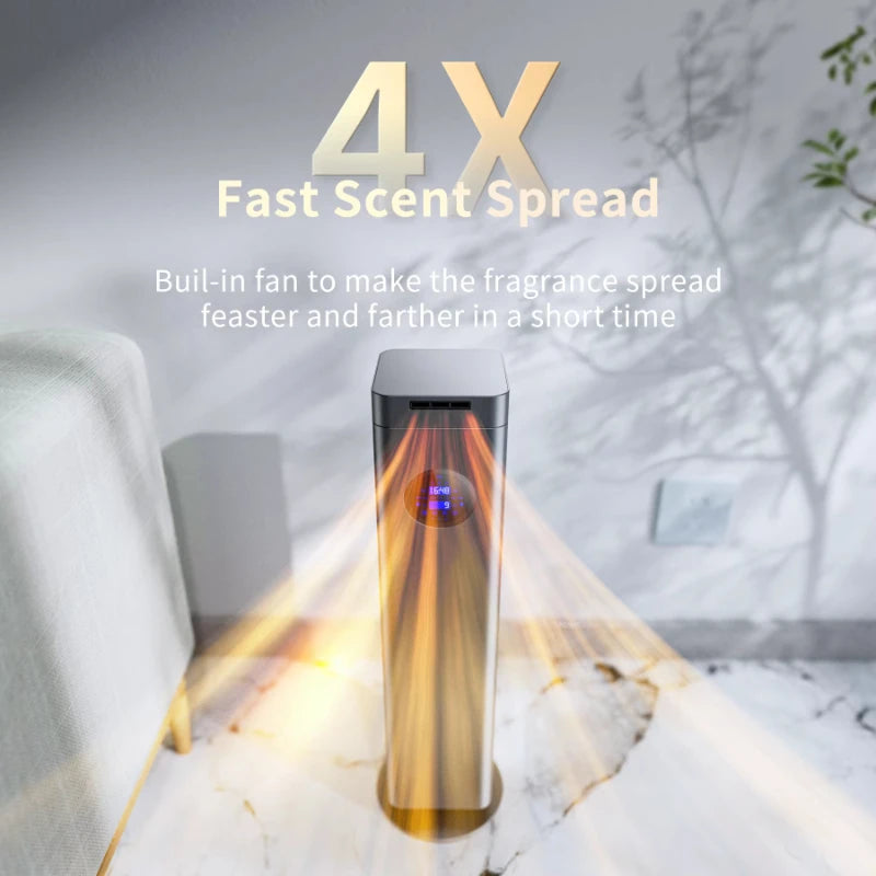 Smart Bluetooth Electric Aroma Diffuser 3000m³ Coverage Silver
