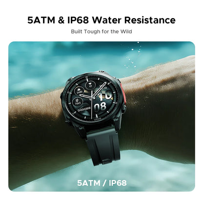 Smartwatch 1.43 Inch 5ATM Health Monitoring Offline Maps