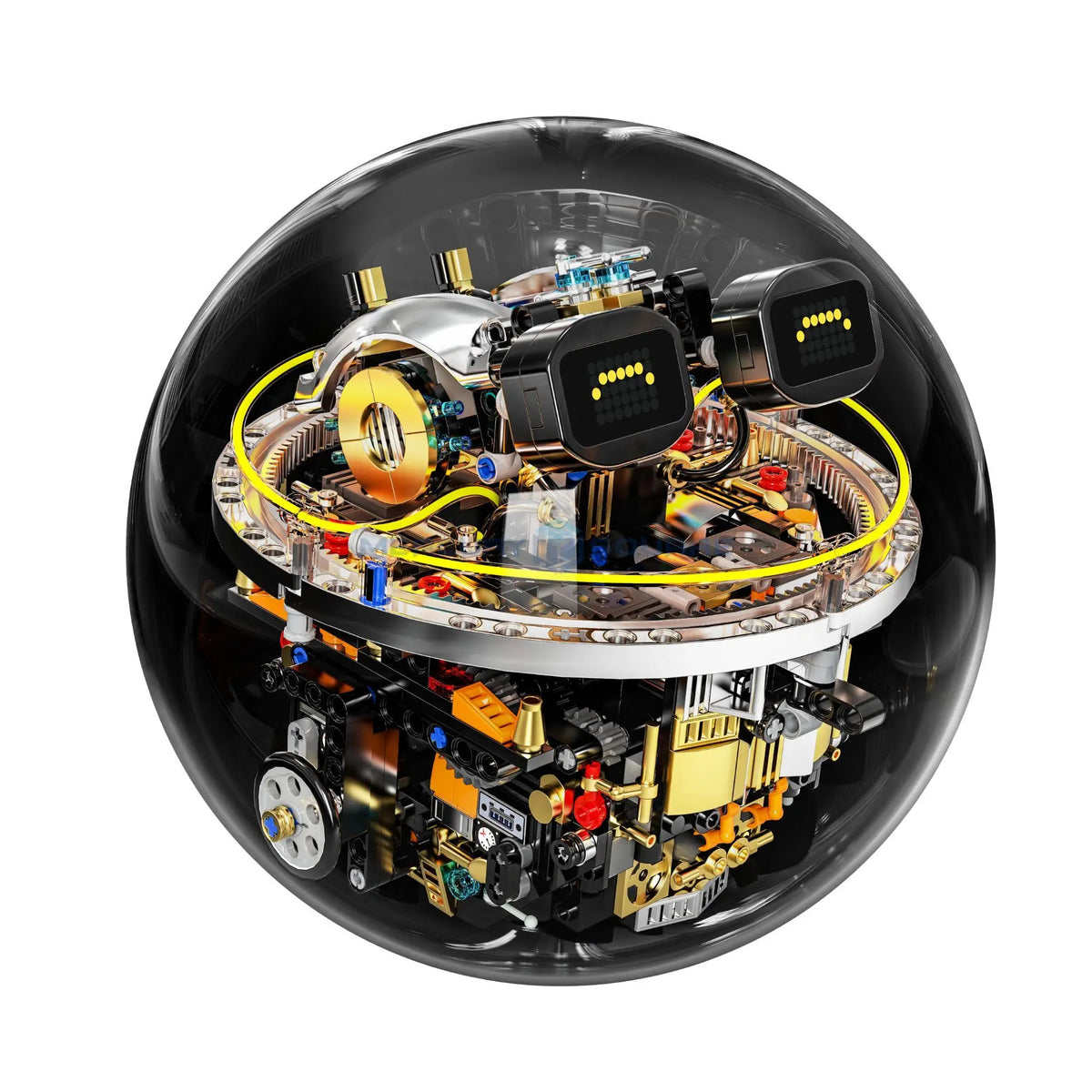 Programmable Robot Ball Building Kit with 360° Rolling Action