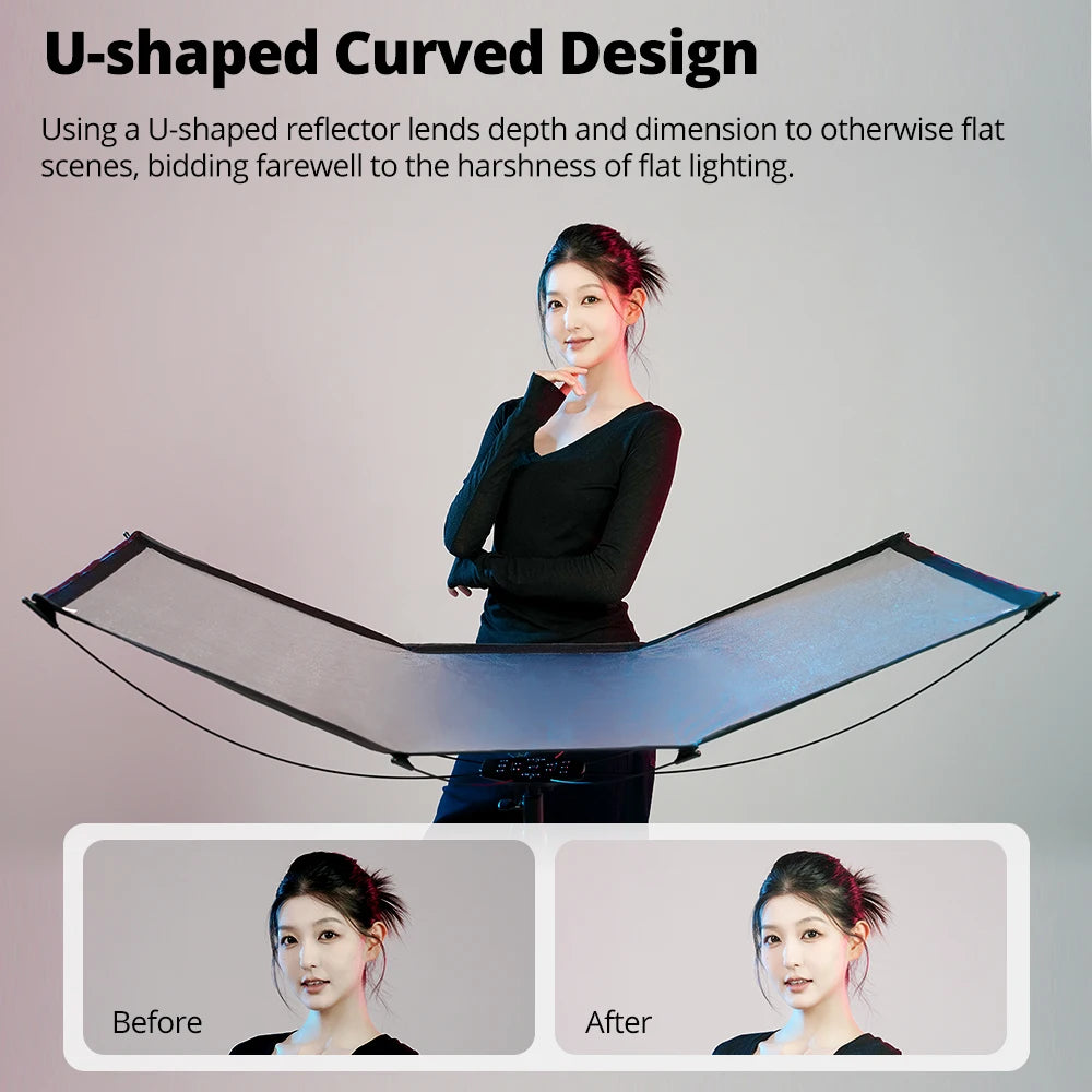 Foldable Photography Light Reflector Diffuser 65x120cm