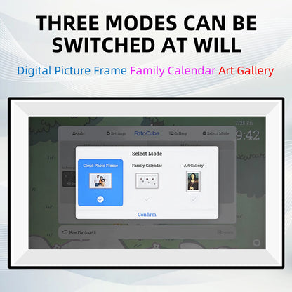 3 in 1 Digital Family Calendar with Photo Display 15.6"