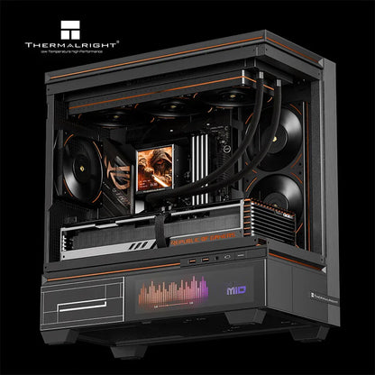 360mm AIO Water Cooler 3.95in Display Black