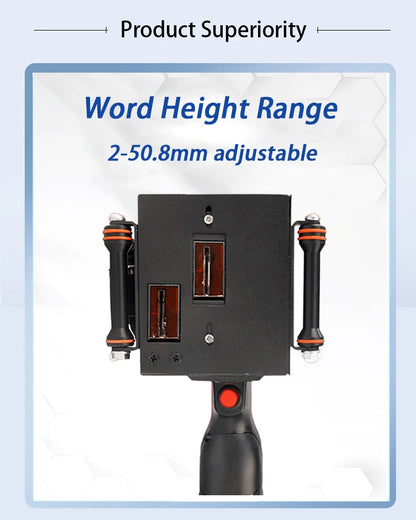 Compact Handheld Inkjet Printer for Batch & Date Coding