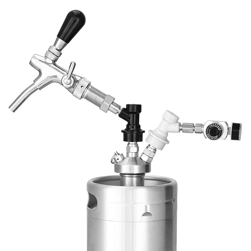 5L Portable Stainless Steel Homebrew Beer Keg