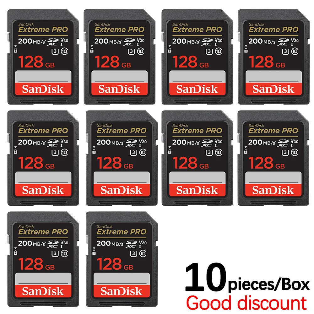 256GB 1TB High Speed SD Card 4K UHS-I V30