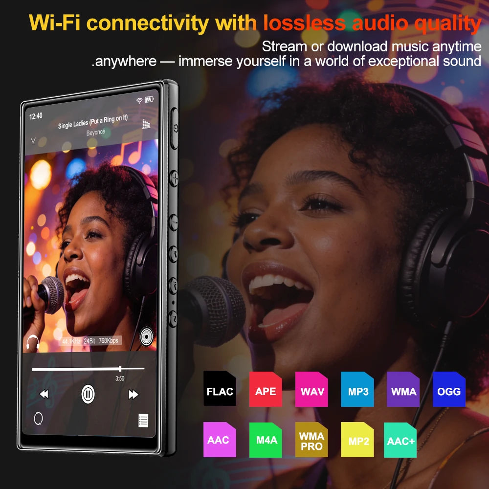 64GB Touch Screen MP4 Player with Camera