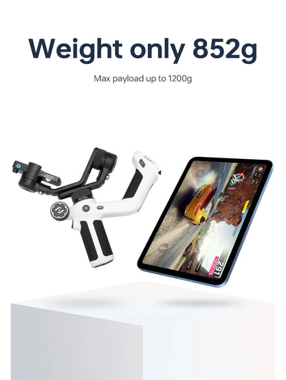 Compact Handheld Gimbal for Cameras and Smartphones