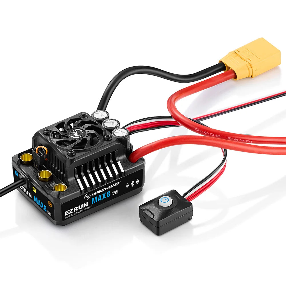 160A 3-6S Brushless ESC with 4278 Motor for RC Cars