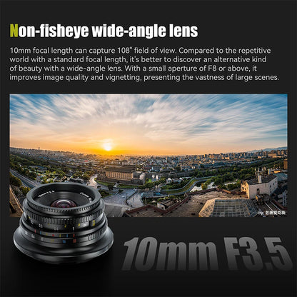 10mm Ultra Wide Angle APS-C E-Mount Lens