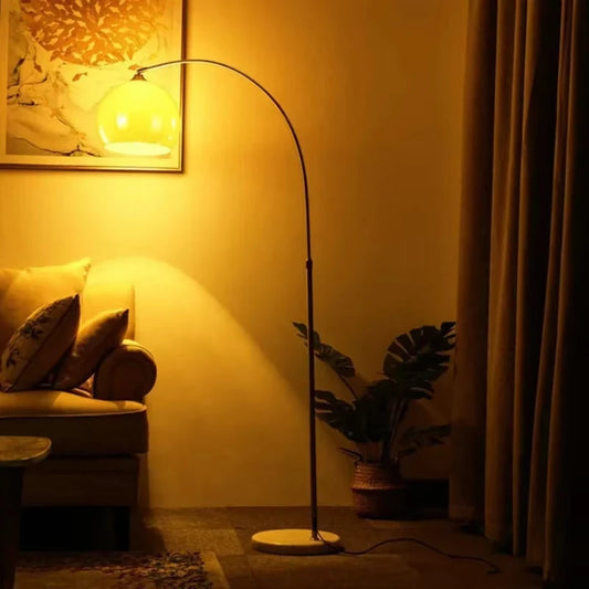 Minimalist Floor Lamp White Medium with 3 Color Mood Switch