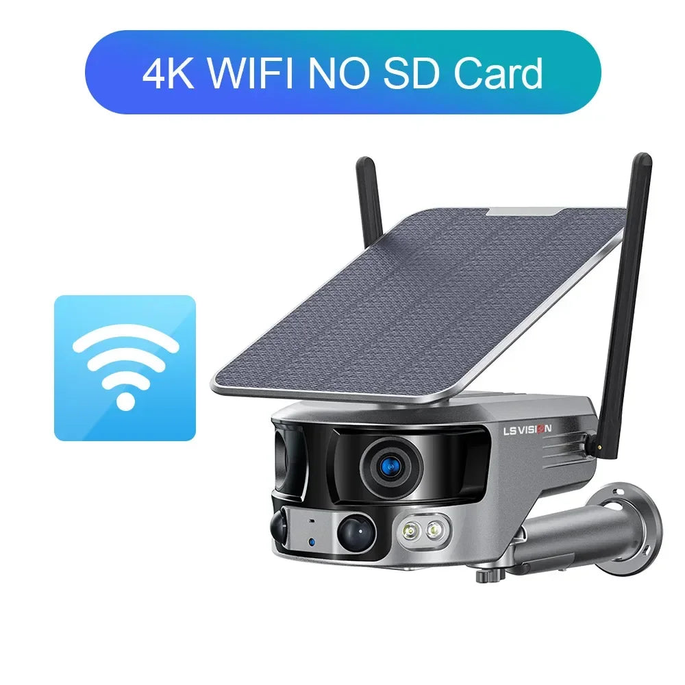 4K Smart WiFi Camera with PIR Motion Detection