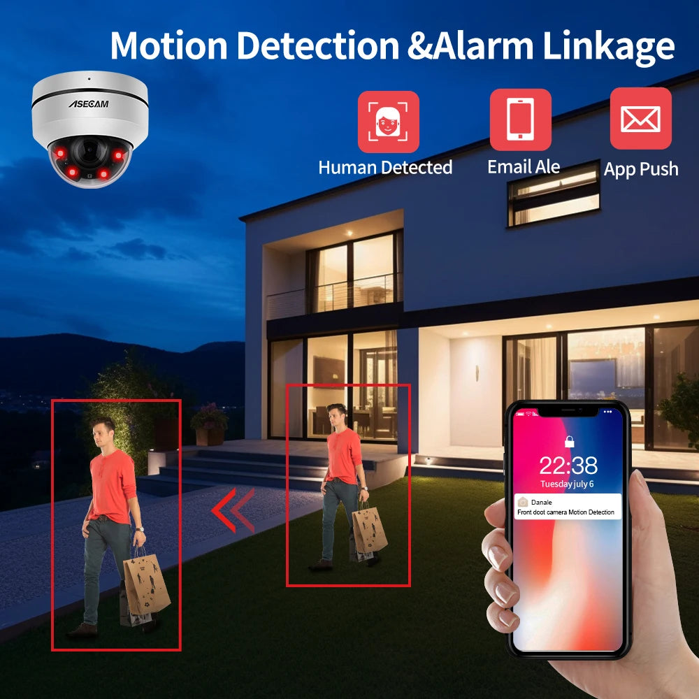 Smart 8MP PTZ Security Camera with Auto Tracking